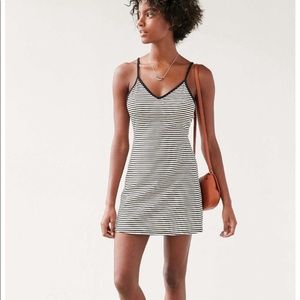 BDG Ribbed Striped Mini Dress